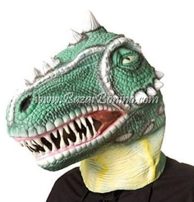 AM0060 - Maschera Dinosauro Gomma-Lattice - BazarBonino