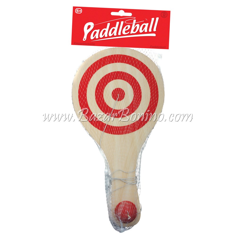 EJ0220 - RACCHETTA CON PALLINA ED ELASTICO "PADDLE BALL"