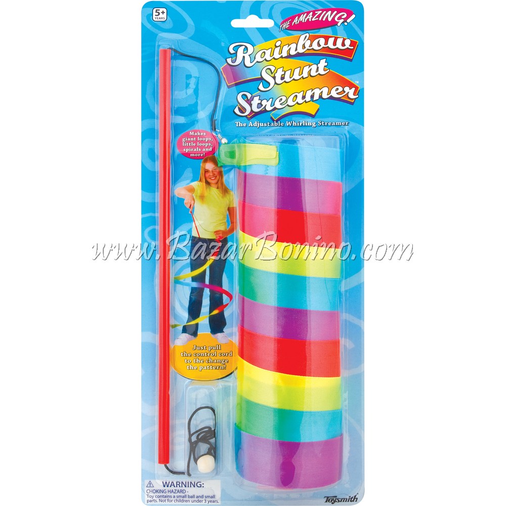 JG2320 - BACCHETTA NASTRO SWINGING ARCOBALENO 2 mt - BazarBonino