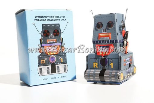 RT0100 - THANK ROBOT in latta carica a molla