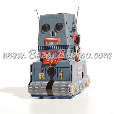 RT0100 - THANK ROBOT in latta carica a molla