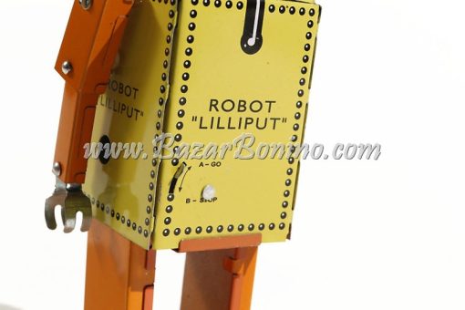 RT0130 - ROBOT LILLIPUT in latta carica a molla