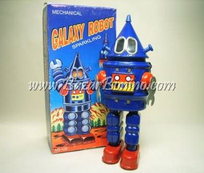 RT0140 - ROBOT GALAXY in latta carica a molla