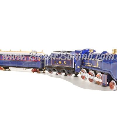 TN0070 - TRENO LOCOMOTORE CON 2 VAGONI BLU