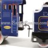TN0070 - TRENO LOCOMOTORE CON 2 VAGONI BLU