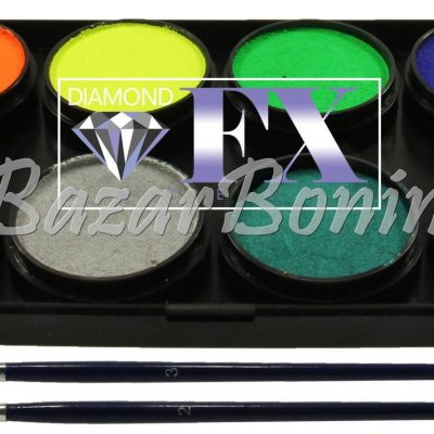 FX12PN – TAVOLOZZA AQUACOLOR 12 COLORI NEON PERLATI