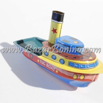 TB0060 - Barchetta Latta Rimorchiatore Pop Pop "Tug Boat"