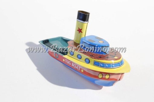 TB0060 - Barchetta Latta Rimorchiatore Pop Pop "Tug Boat"