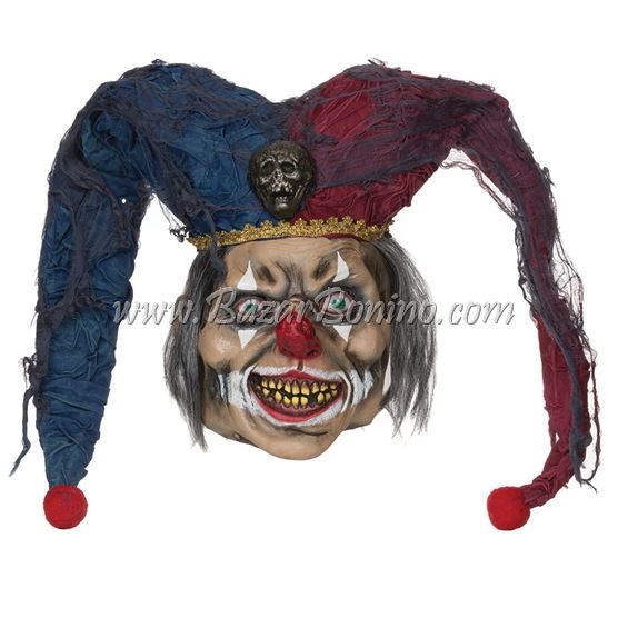 BM0470 - Maschera Giullare Horror in lattice