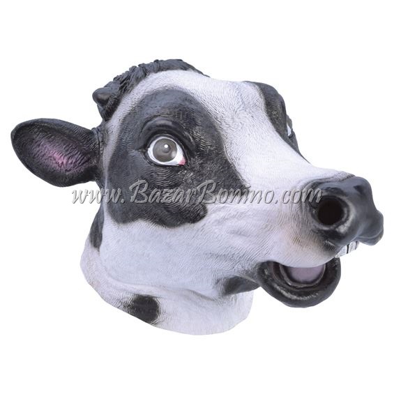 BM0486 - Maschera Mucca Realistica Lattice