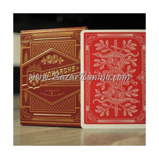 MTY002 - Mazzo Carte Monarchs Red