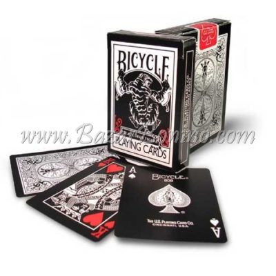 MTY040 - Mazzo Carte Bicycle Black Deck Tiger Red