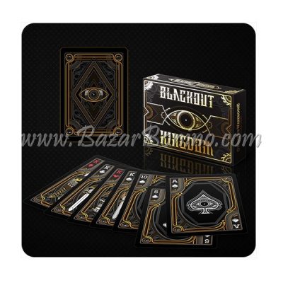 MV0115- Mazzo Carte Blackout Kingdome Gold