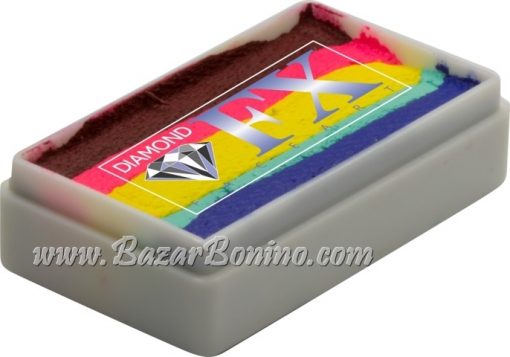 60 - Real Rainbow SPLIT CAKES Medium size Diamond Fx