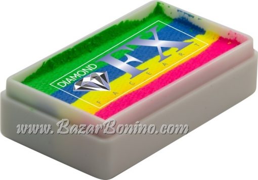 68 - Neon Rainbow CAKES Medium size Diamond Fx