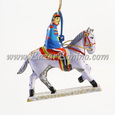 AS0430 - CAVALIERE Decorativo in Latta