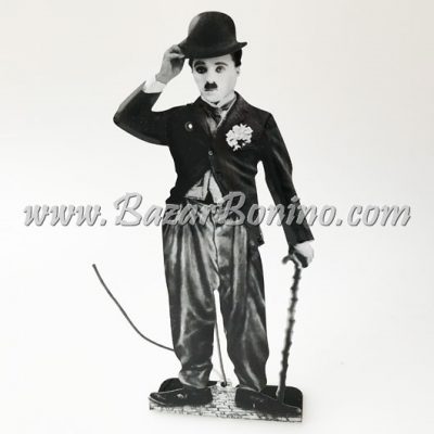 FP0020 - Charlie Chaplin in Latta con Fiore