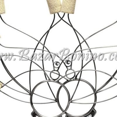 JG3922 - GORA VENTAGLIO LOTUS DI FUOCO SET DI 2