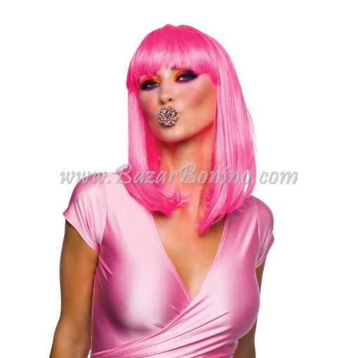 WGBW854 - Parrucca Rosa Neon Chic