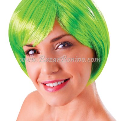WGBW865 - Parrucca Verde Neon Corta Flirty
