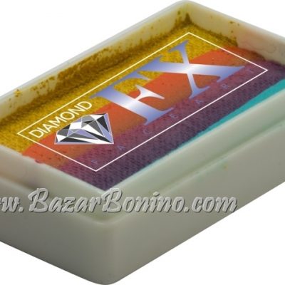 47 – Caribbean Sunset SPLIT CAKES Medium size Diamond Fx