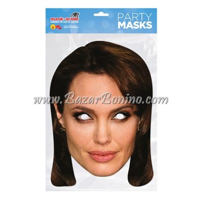 CAJOLI - Maschera Cartoncino Angelina Jolie