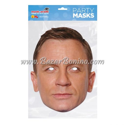 CDCRAI - Maschera Cartoncino Daniel Craig