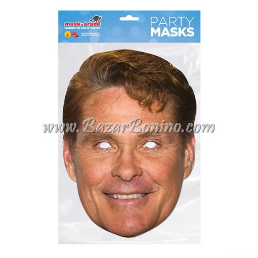 CDHASS - Maschera Cartoncino David Hasselhoff