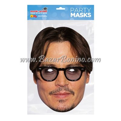 CJDEPP - Maschera Cartoncino Jonny Depp