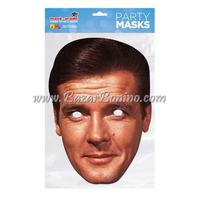 CRMOOR - Maschera Cartoncino Roger Moore