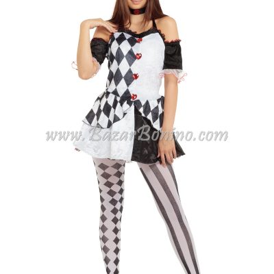 DAC955 - Costume Femminile Arlecchino