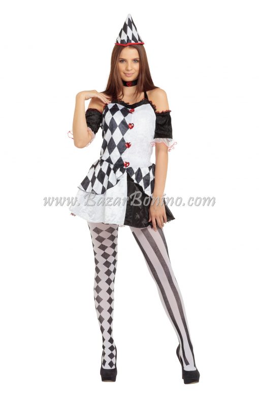 DAC955 - Costume Femminile Arlecchino