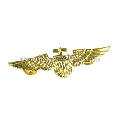 GBA027 - Spilla Aviatore Metal Oro