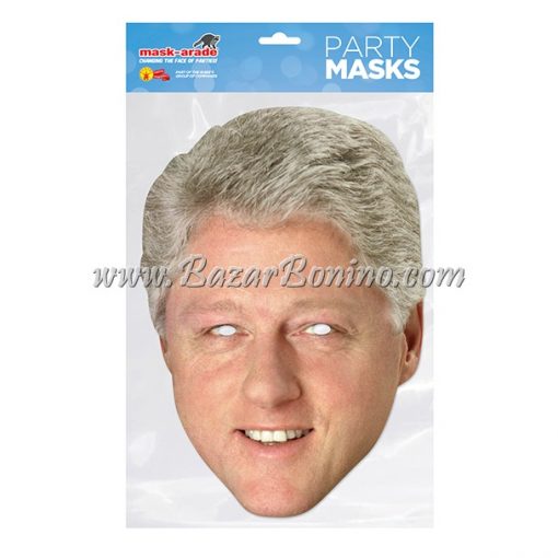 PBCLIN - Maschera Cartoncino Bill Clinton