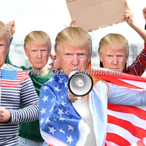 PDTRUM - Maschera Cartoncino Donald Trump