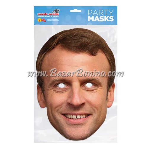 PEMACRO - Maschera Cartoncino Emmanuel Macron