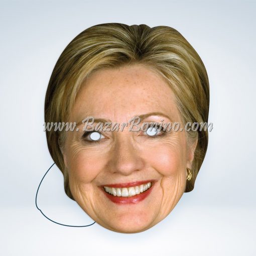 PHCLIN - Maschera Cartoncino Hillary Clinton