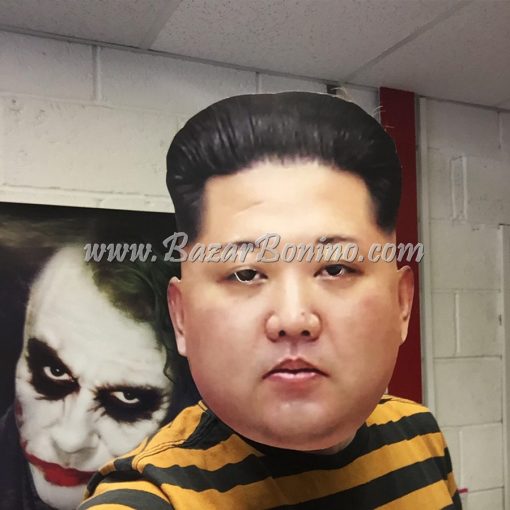PKJONG - Maschera Cartoncino Kim Jong Un
