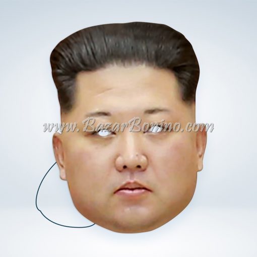 PKJONG - Maschera Cartoncino Kim Jong Un