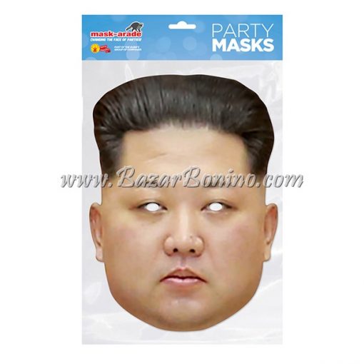 PKJONG - Maschera Cartoncino Kim Jong Un