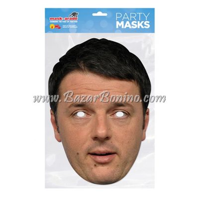 PMRENZ - Maschera Cartoncino Matteo Renzi Diventa un leader politico anche tu! Basta indossare questa maschera con elastico ed il gioco è fatto.
