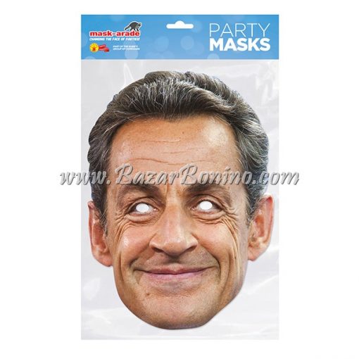 PNSARK - Maschera Cartoncino Nicolas Sarkozy
