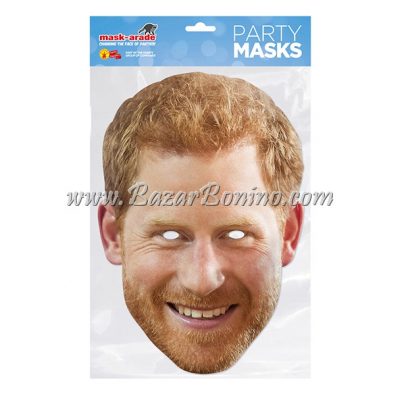 RHARRY - Maschera Cartoncino Prince Harry