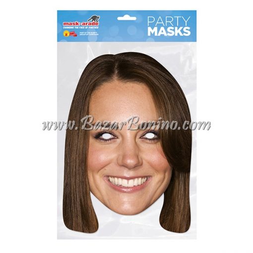 RKMIDD - Maschera Cartoncino Kate Middleton