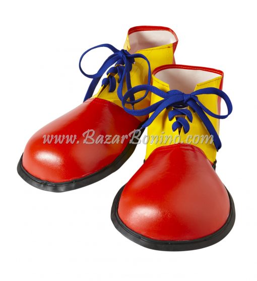 S9146P - Scarpe Clown Rosso Giallo