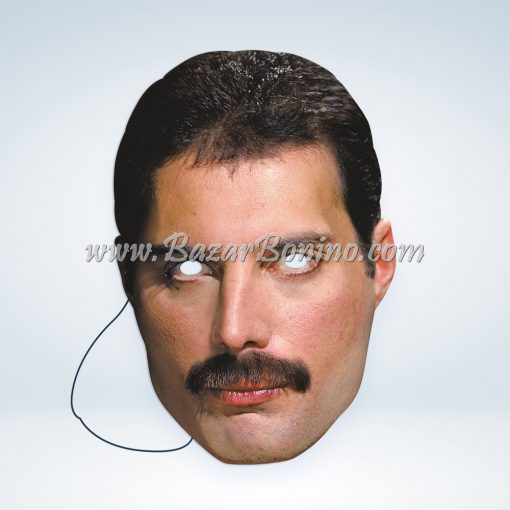 SQFMER - Maschera Cartoncino Freddie Mercury Queen