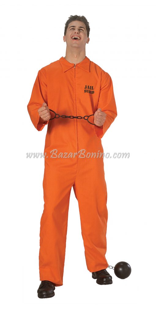 UR17725 - Costume Carcerato Americano