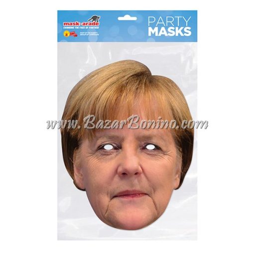 PAMERK - Maschera Cartoncino Angela Merkel