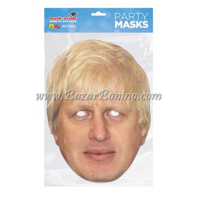 PBORIS - Maschera Cartoncino Boris Johnson