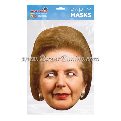 PMTHAT - Maschera Cartoncino Margaret Thatcher